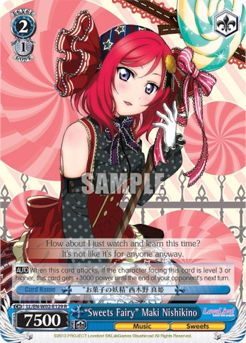 ’Sweets Fairy’ Maki Nishikino (2129) [LL/EN-W02] - Weiss Schwarz Single