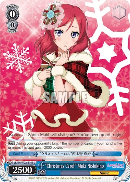 ’Christmas Carol’ Maki Nishikino (2149) [LL/EN-W02] - Weiss Schwarz Single