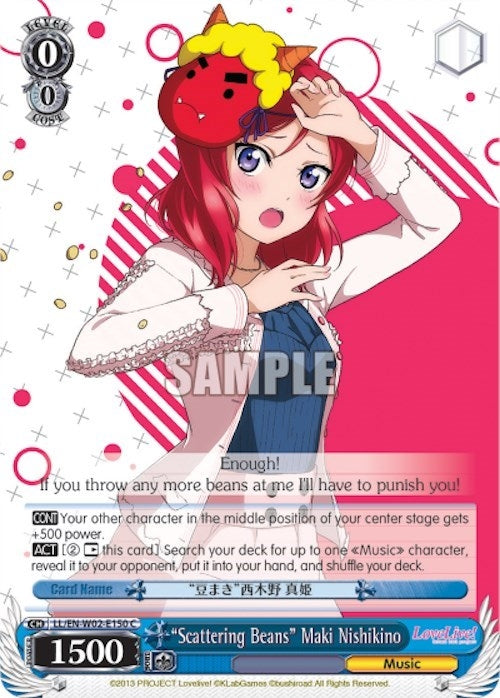 ’Scattering Beans’ Maki Nishikino (2150) [LL/EN-W02] - Weiss Schwarz Single