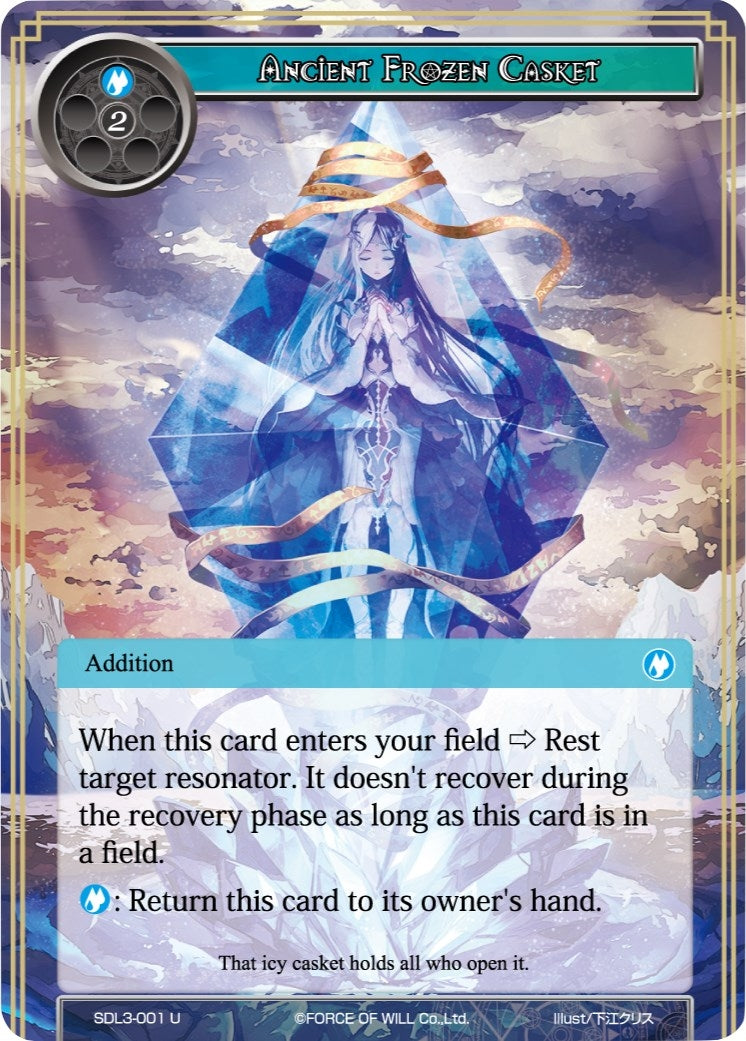 Ancient Frozen Casket (3001) [SDL3] - Force of Will Single