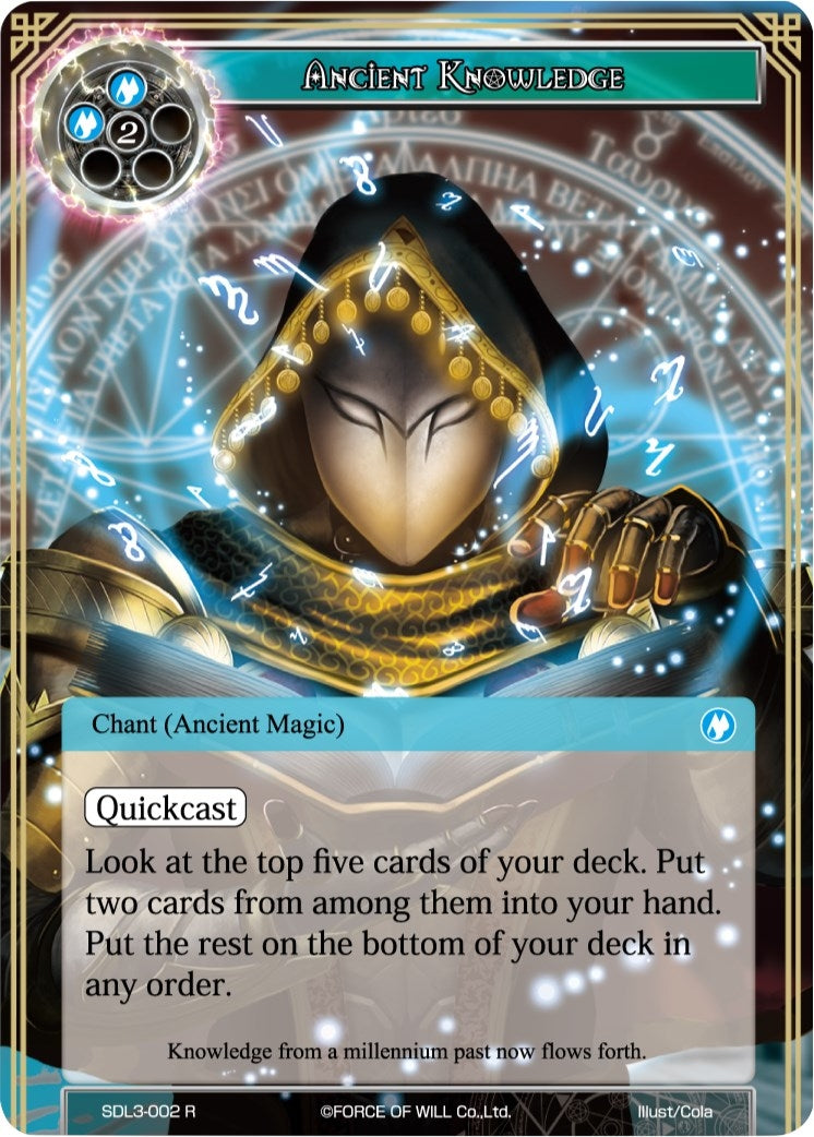 Ancient Knowledge (3002) [SDL3] - Force of Will Single