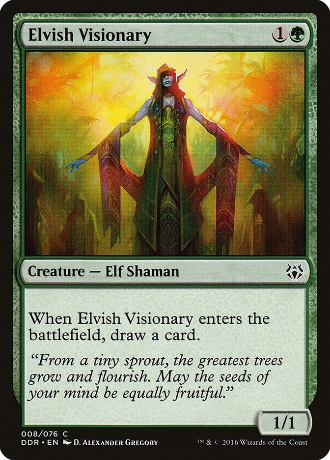 Elvish Visionary (8) [DDR] - MTG Single