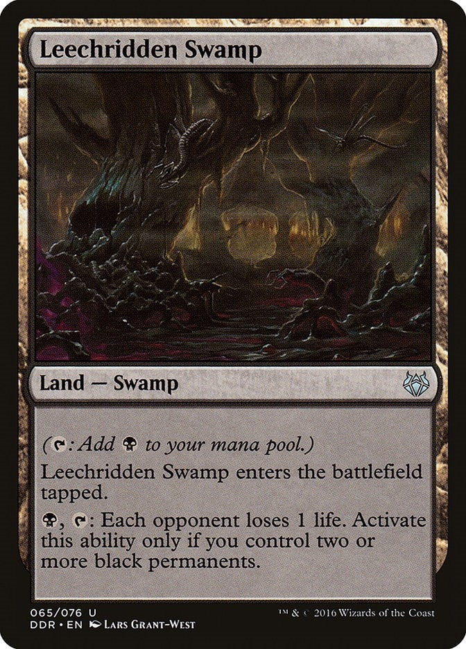 Leechridden Swamp (65) [DDR] - MTG Single