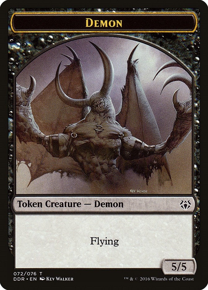 Demon Token (0) [DDR] - MTG Single