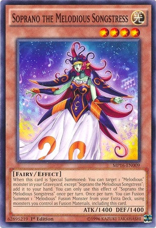Soprano the Melodious Songstress (16009) (MP16) - YuGiOh Single