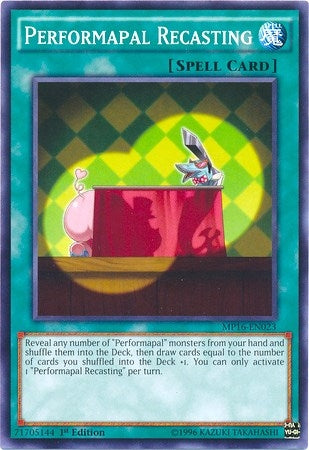 Performapal Recasting (16023) (MP16) - YuGiOh Single