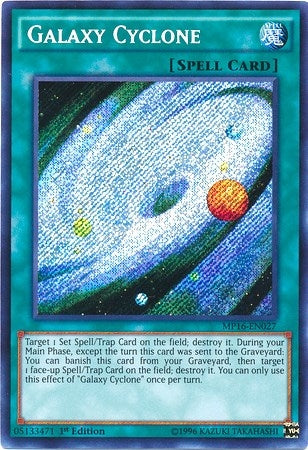Galaxy Cyclone (16027) (MP16) - YuGiOh Single