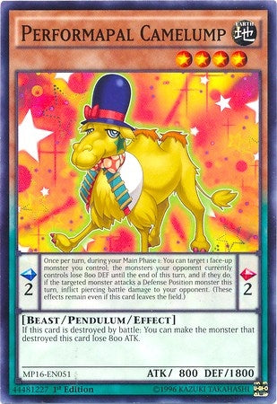 Performapal Camelump (16051) (MP16) - YuGiOh Single
