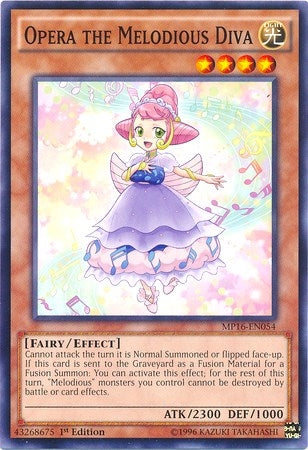 Opera the Melodious Diva (16054) (MP16) - YuGiOh Single