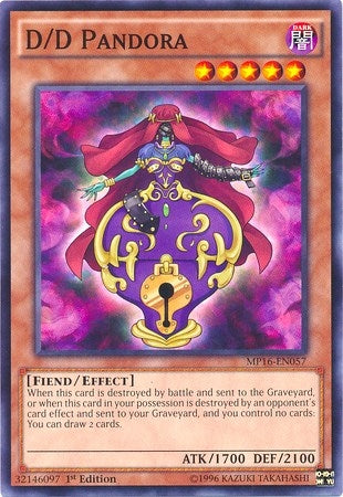 D/D Pandora (16057) (MP16) - YuGiOh Single