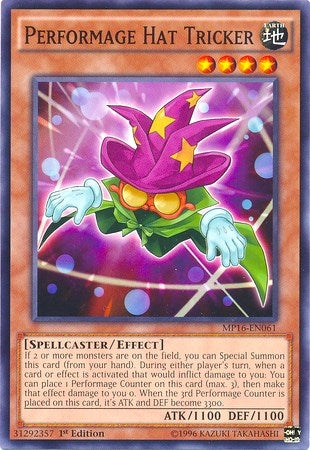 Performage Hat Tricker (16061) (MP16) - YuGiOh Single