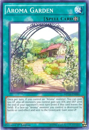 Aroma Garden (16086) (MP16) - YuGiOh Single