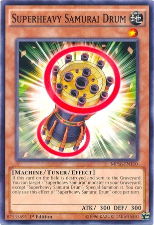 Superheavy Samurai Drum (16110) (MP16) - YuGiOh Single