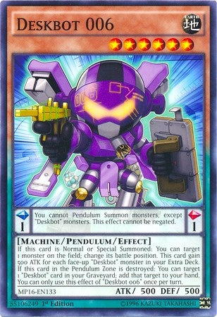Deskbot 006 (16133) (MP16) - YuGiOh Single