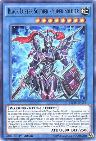 Black Luster Soldier - Super Soldier (16136) (MP16) - YuGiOh Single