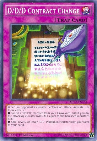 D/D/D Contract Change (16154) (MP16) - YuGiOh Single