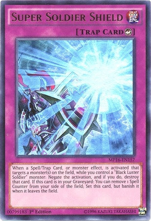 Super Soldier Shield (16157) (MP16) - YuGiOh Single