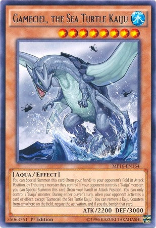 Gameciel the Sea Turtle Kaiju (16164) (MP16) - YuGiOh Single