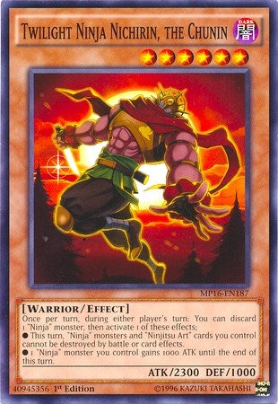 Twilight Ninja Nichirin the Chunin (16187) (MP16) - YuGiOh Single