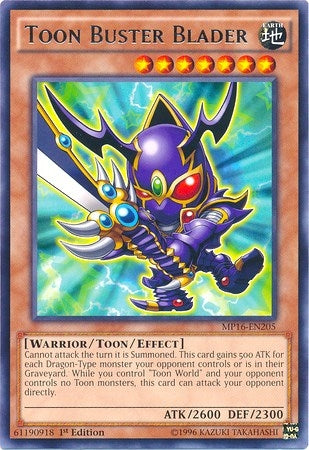 Toon Buster Blader (16205) (MP16) - YuGiOh Single