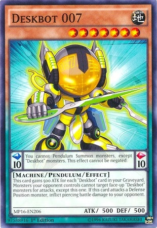 Deskbot 007 (16206) (MP16) - YuGiOh Single