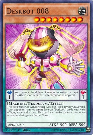 Deskbot 008 (16207) (MP16) - YuGiOh Single