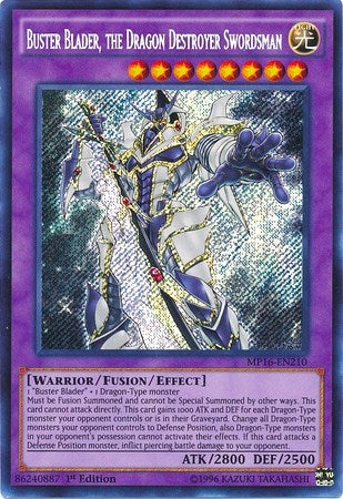 Buster Blader the Dragon Destroyer Swordsman (16210) (MP16) - YuGiOh Single