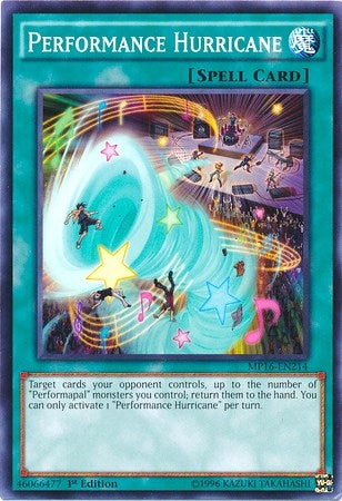 Performance Hurricane (16214) (MP16) - YuGiOh Single