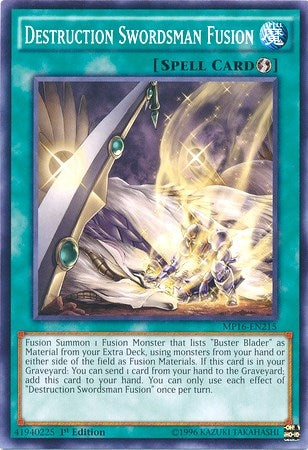 Destruction Swordsman Fusion (16215) (MP16) - YuGiOh Single