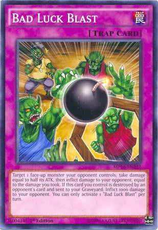 Bad Luck Blast (16232) (MP16) - YuGiOh Single