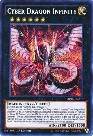 Cyber Dragon Infinity (16237) (MP16) - YuGiOh Single