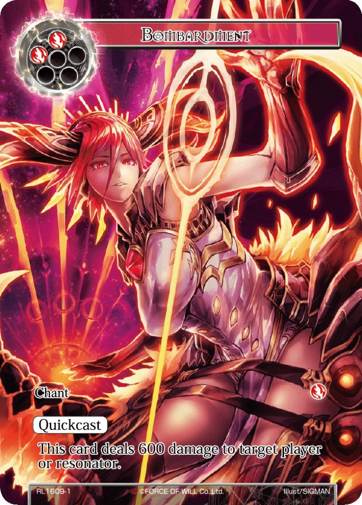 Bombardment (16091) [PRO] - Force of Will Single