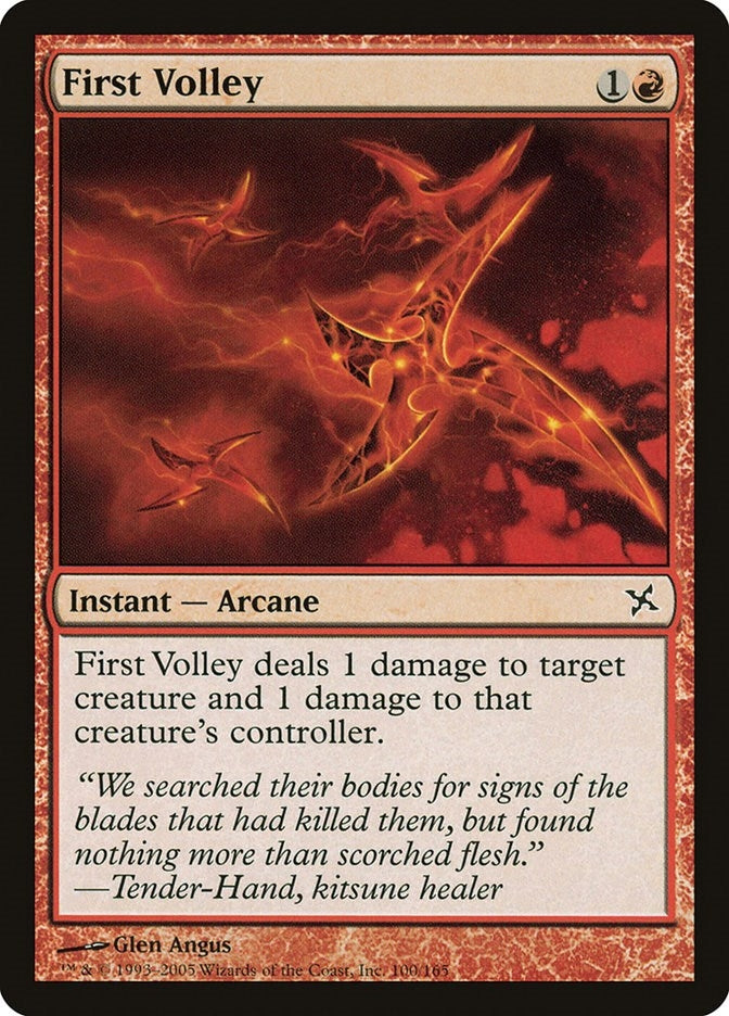 First Volley (100) [BOK] - MTG Single