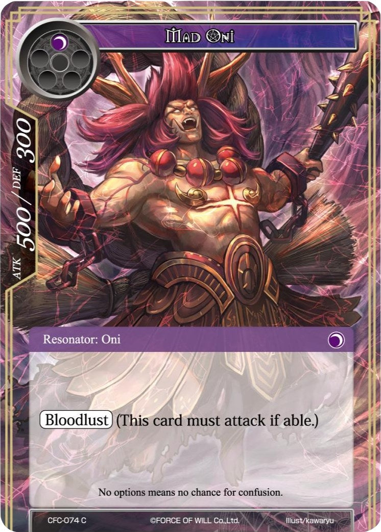 Mad Oni (74) [CFC] - Force of Will Single