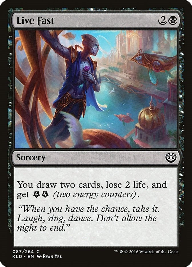 Live Fast (87) [KLD] - MTG Single