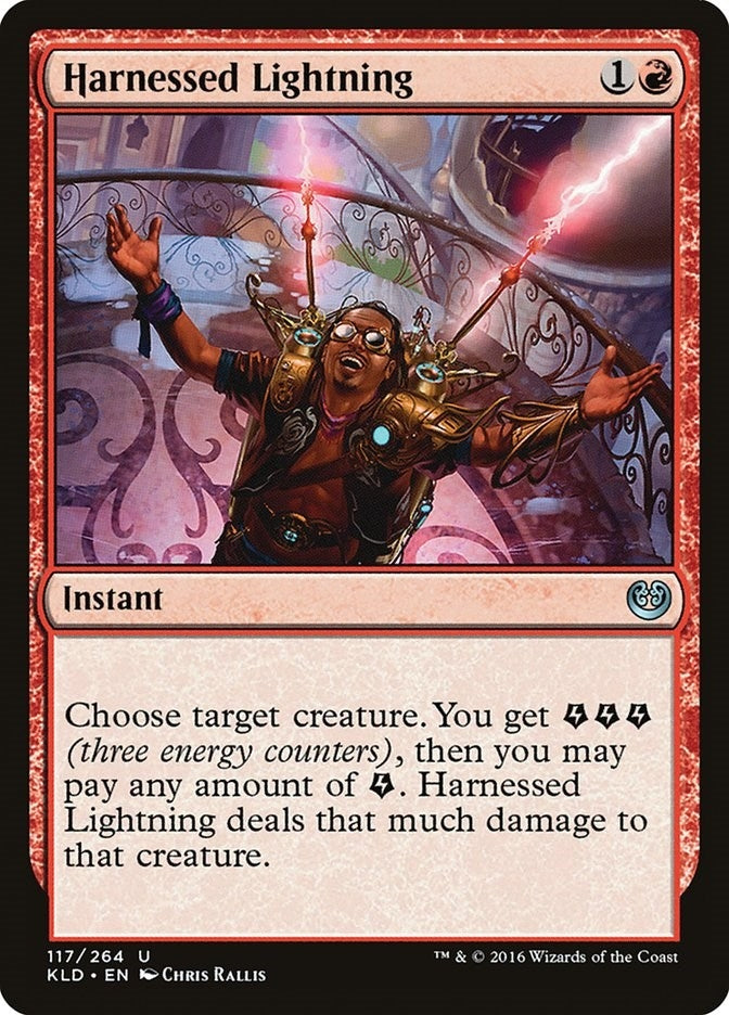 Harnessed Lightning (117) [KLD] - MTG Single