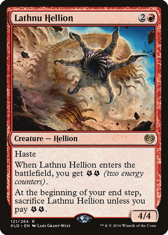 Lathnu Hellion (121) [KLD] - MTG Single