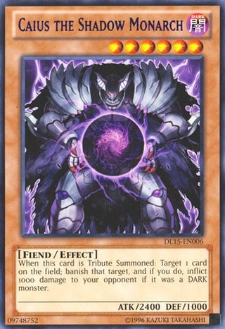 Caius the Shadow Monarch (Purple) (15006) - YuGiOh Single