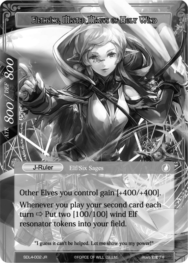 Fiethsing Six Sage of Wind // Fiethsing Master Magus of Holy Wind (Uber Rare) (4002) [CFC] - Force of Will Single