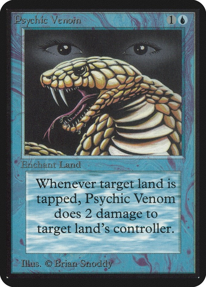 Psychic Venom [LEA] - MTG Single
