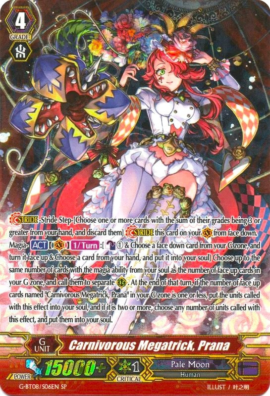 Carnivorous Megatrick Prana (SP) (806) [G-BT08] - Cardfight Vanguard Single