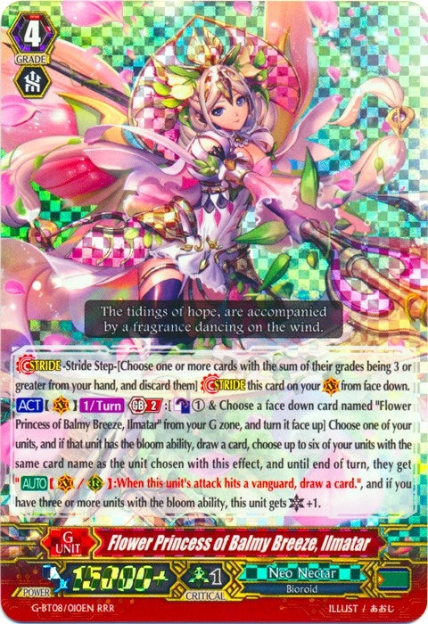 Flower Princess of Balmy Breeze Ilmatar (8010) [G-BT08] - Cardfight Vanguard Single