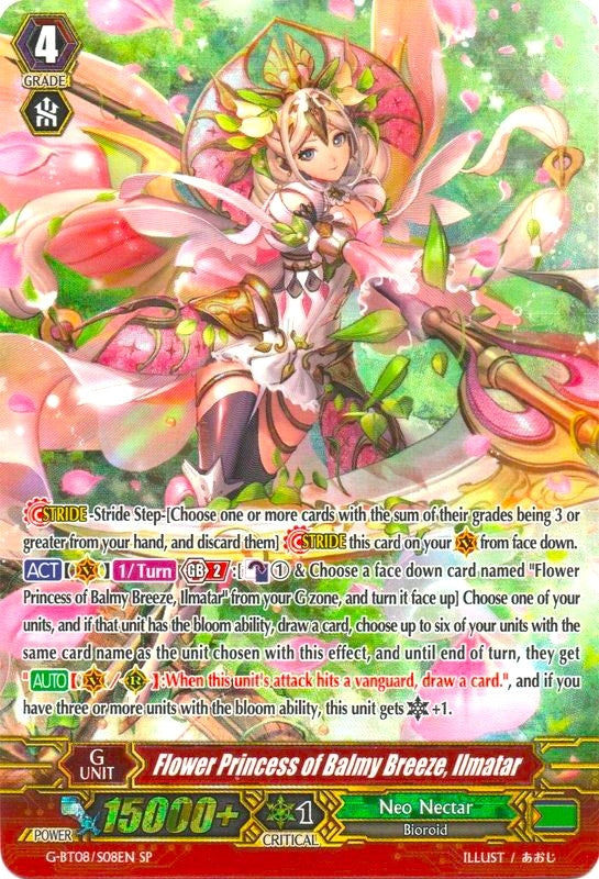 Flower Princess of Balmy Breeze Ilmatar (SP) (808) [G-BT08] - Cardfight Vanguard Single