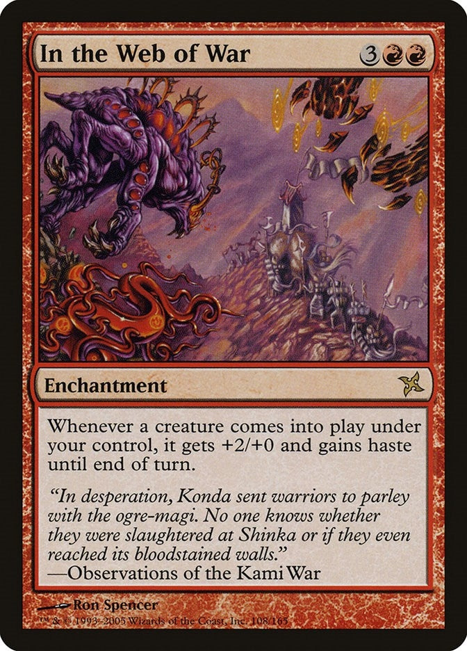 In the Web of War (108) [BOK] - MTG Single