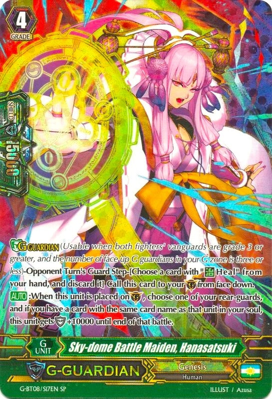 Sky-dome Battle Maiden Hanasatsuki (SP) (817) [G-BT08] - Cardfight Vanguard Single
