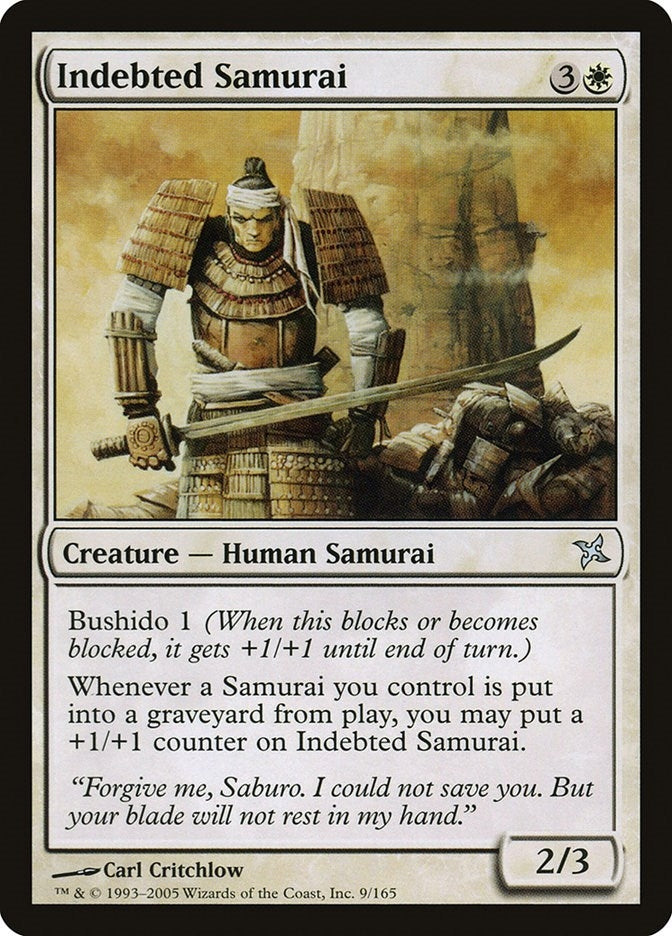 Indebted Samurai (9) [BOK] - MTG Single