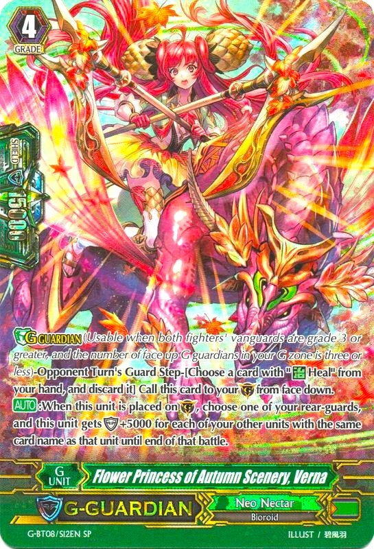 Flower Princess of Autumn Scenery Verna (SP) (812) [G-BT08] - Cardfight Vanguard Single
