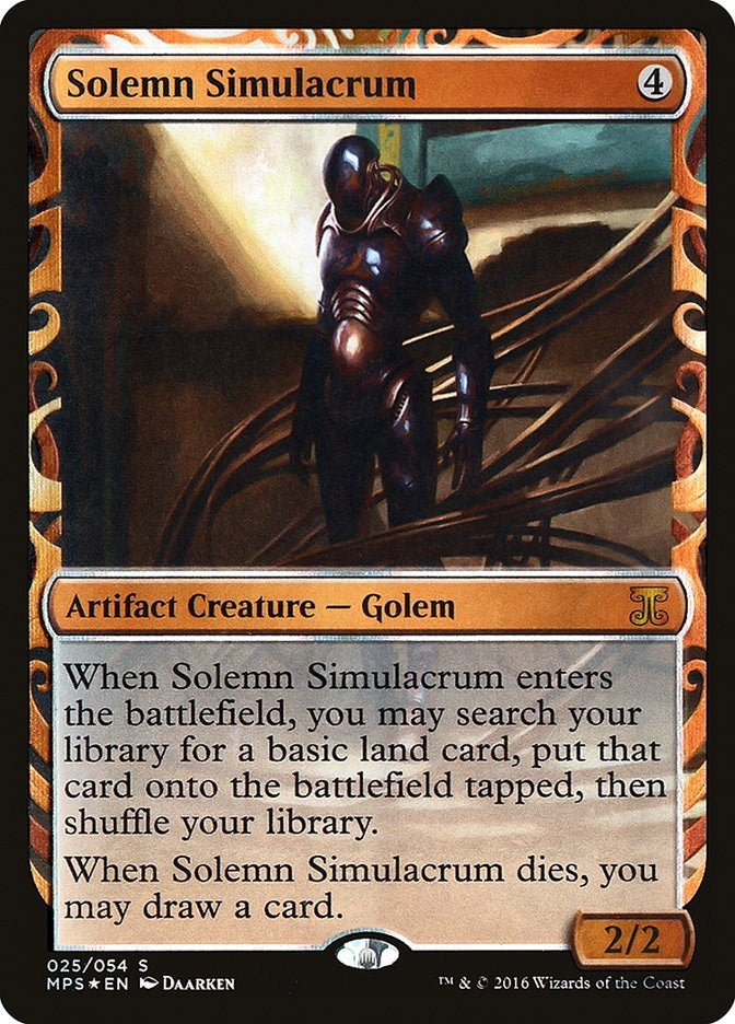 Solemn Simulacrum (25) [MPS] - MTG Single