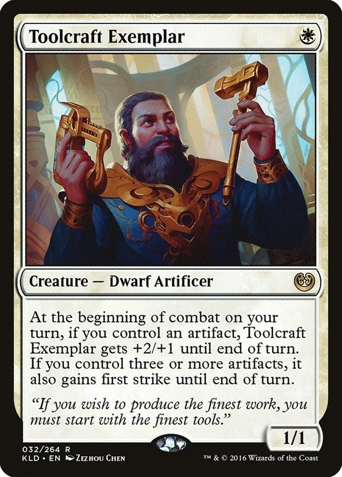 Toolcraft Exemplar (32) [KLD] - MTG Single