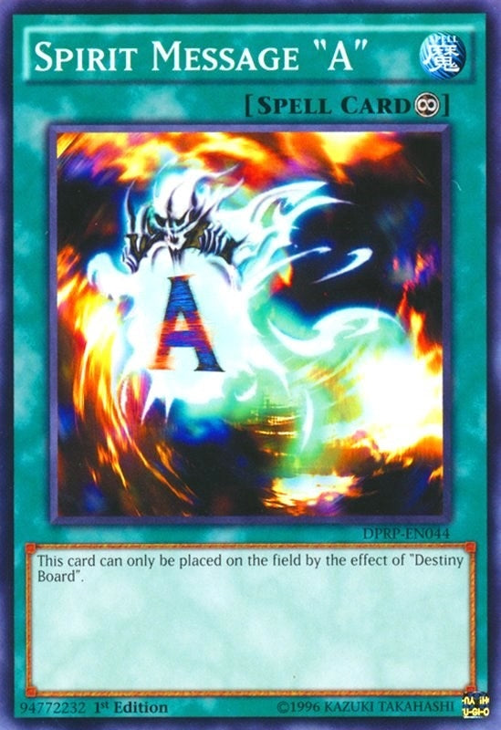 Spirit Message ’A’ (44) (DPRP) - YuGiOh Single